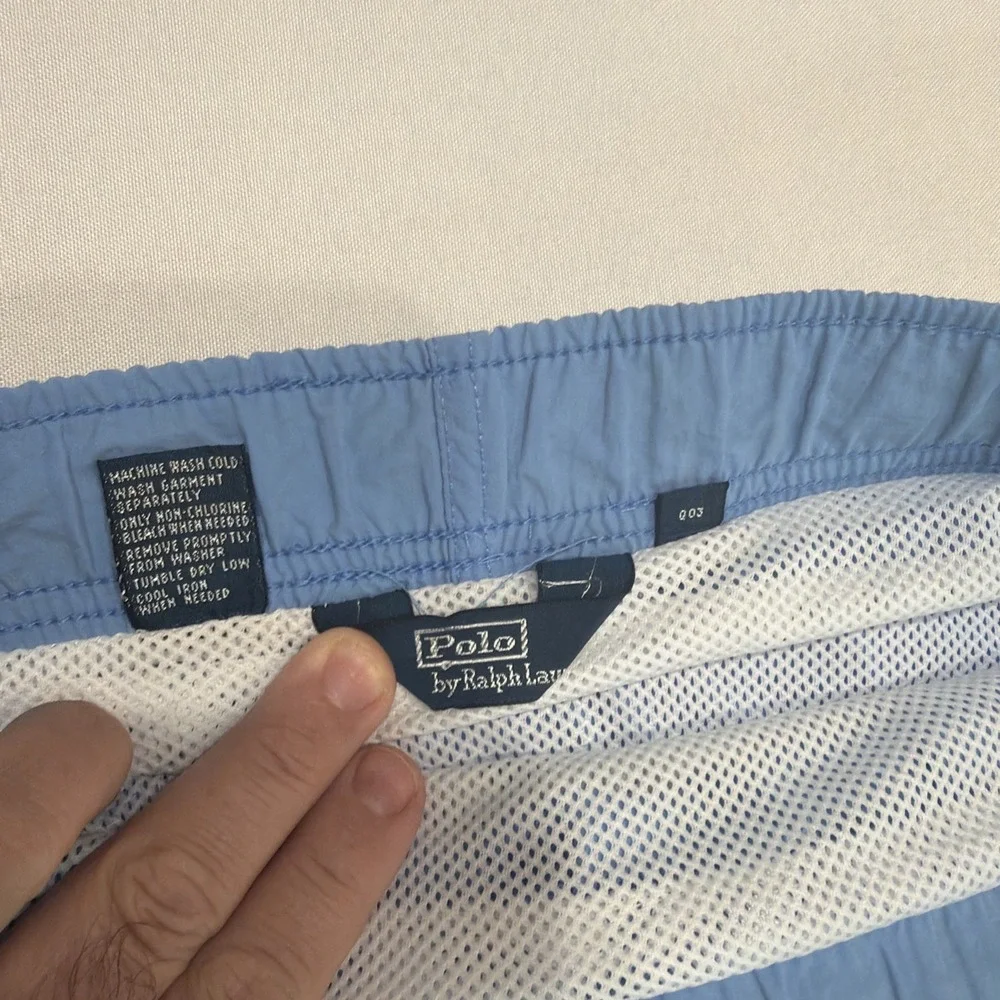 Polo Ralph Lauren Blue Swimming Shorts Size Small 00141